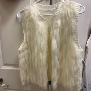 Cropped Fur Vest